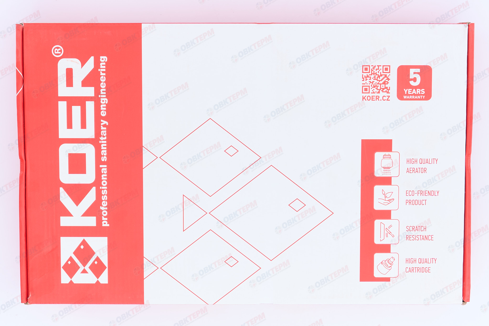 Смеситель д/умывальника KOER KB-15007-01 ВЫСОКИЙ /водопад  (Цвет хром) (8шт/ящ) - миниатюра №7