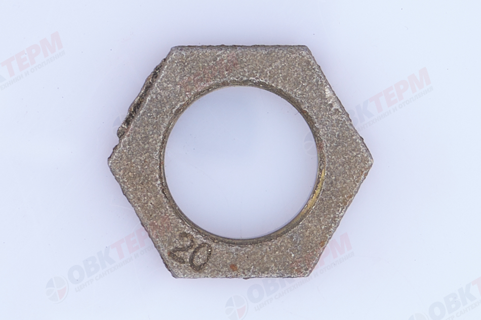 Контргайка чугунная      д  20       3/4" - Изображение №2