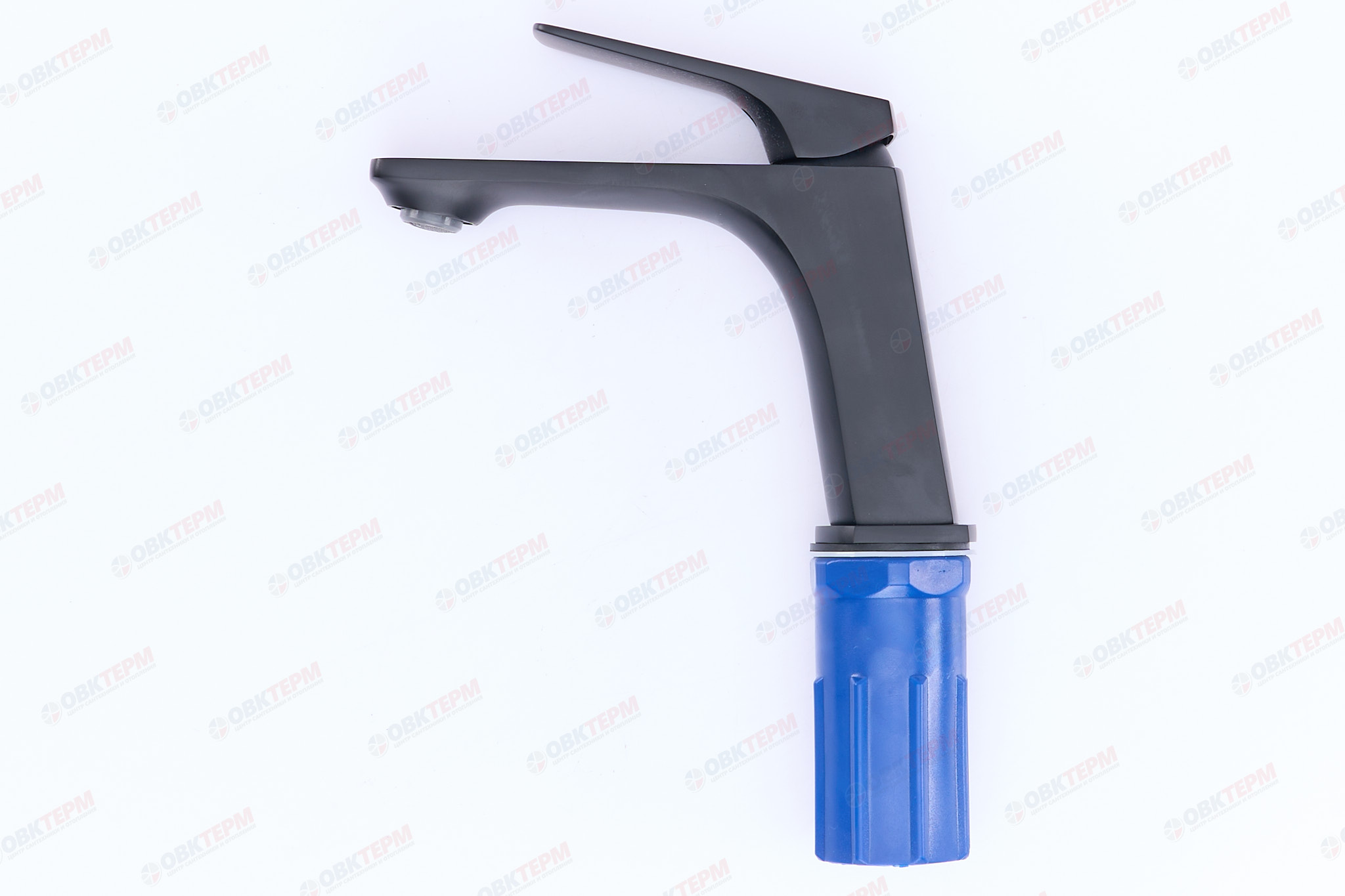 Смеситель д/умывальника FRAР F1087-6 черный /латунь (Ø35, на гайке) (10 шт) - миниатюра №5