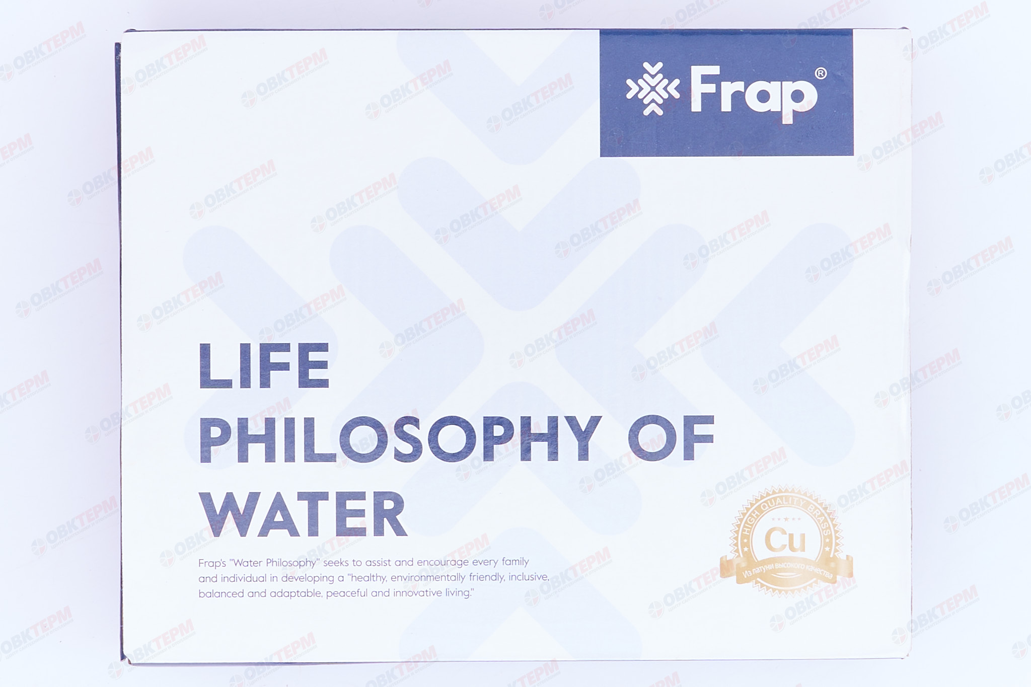 Смеситель д/умывальника FRAР F1087-6 черный /латунь (Ø35, на гайке) (10 шт) - миниатюра №9