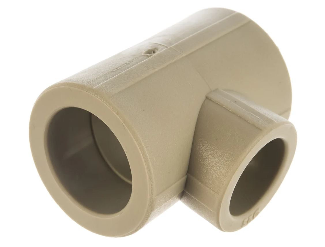 Тройник  25*20*25      (VALFEX)  серый  (200/40) - миниатюра №2