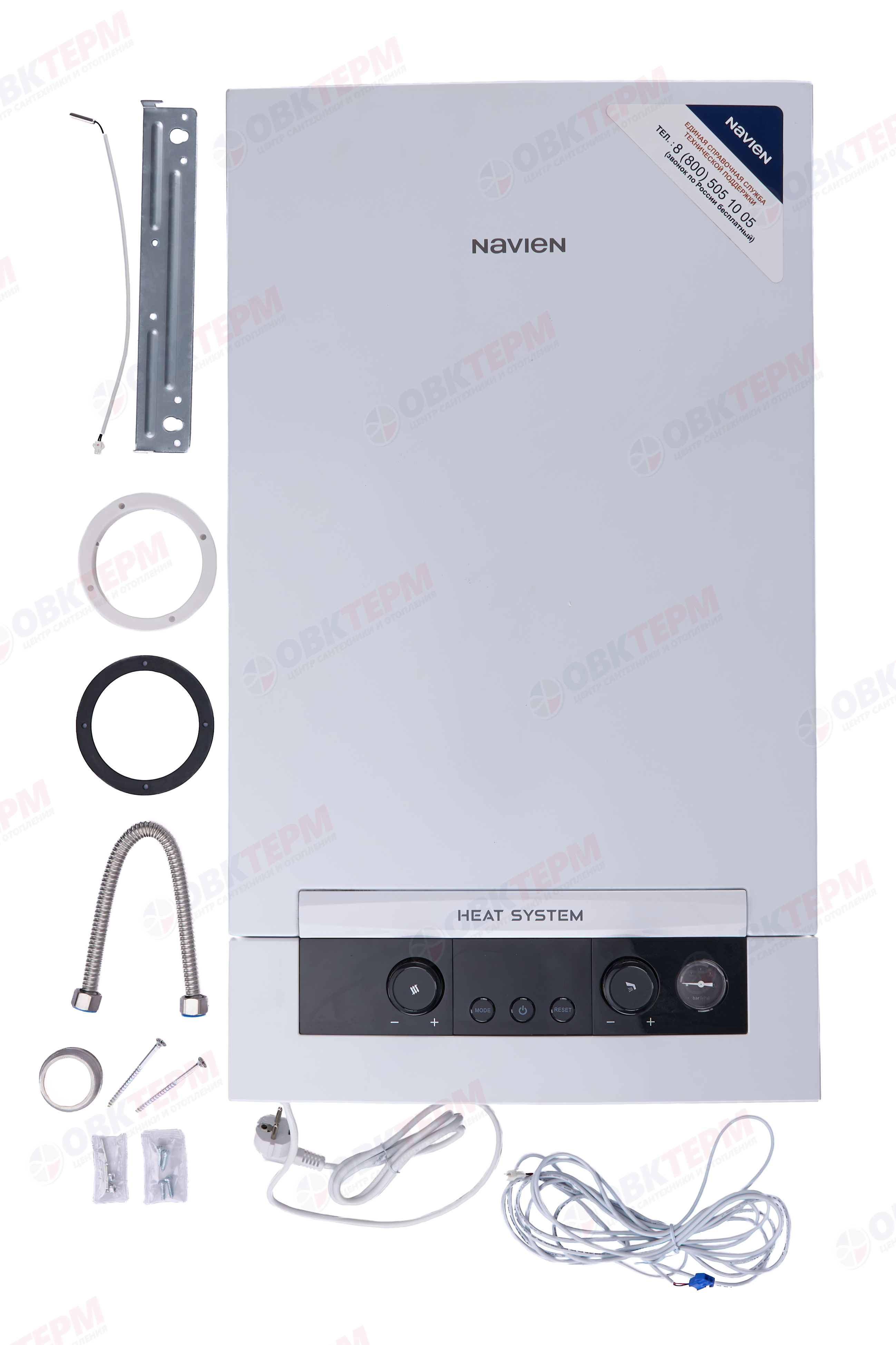 Котел газовый настенный NAVIEN  NGB210 SYSTEM 24H (24 кВт, 1 конт, турбо, без трубы) - миниатюра №6