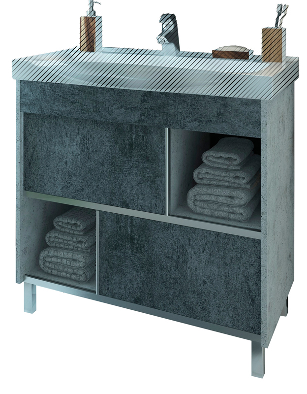 Тумба EvaGold 80 "Michelle" (ум STRIM 80 \ Moduo80 / COMO 80) - изображение №1