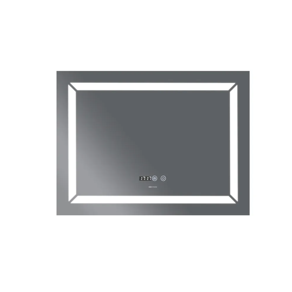 MIXXUS LIGHT MR01-70x50 Зеркало с LED Touch, Anti-fog, димером, регулятором яркости, часами - Изображение №4