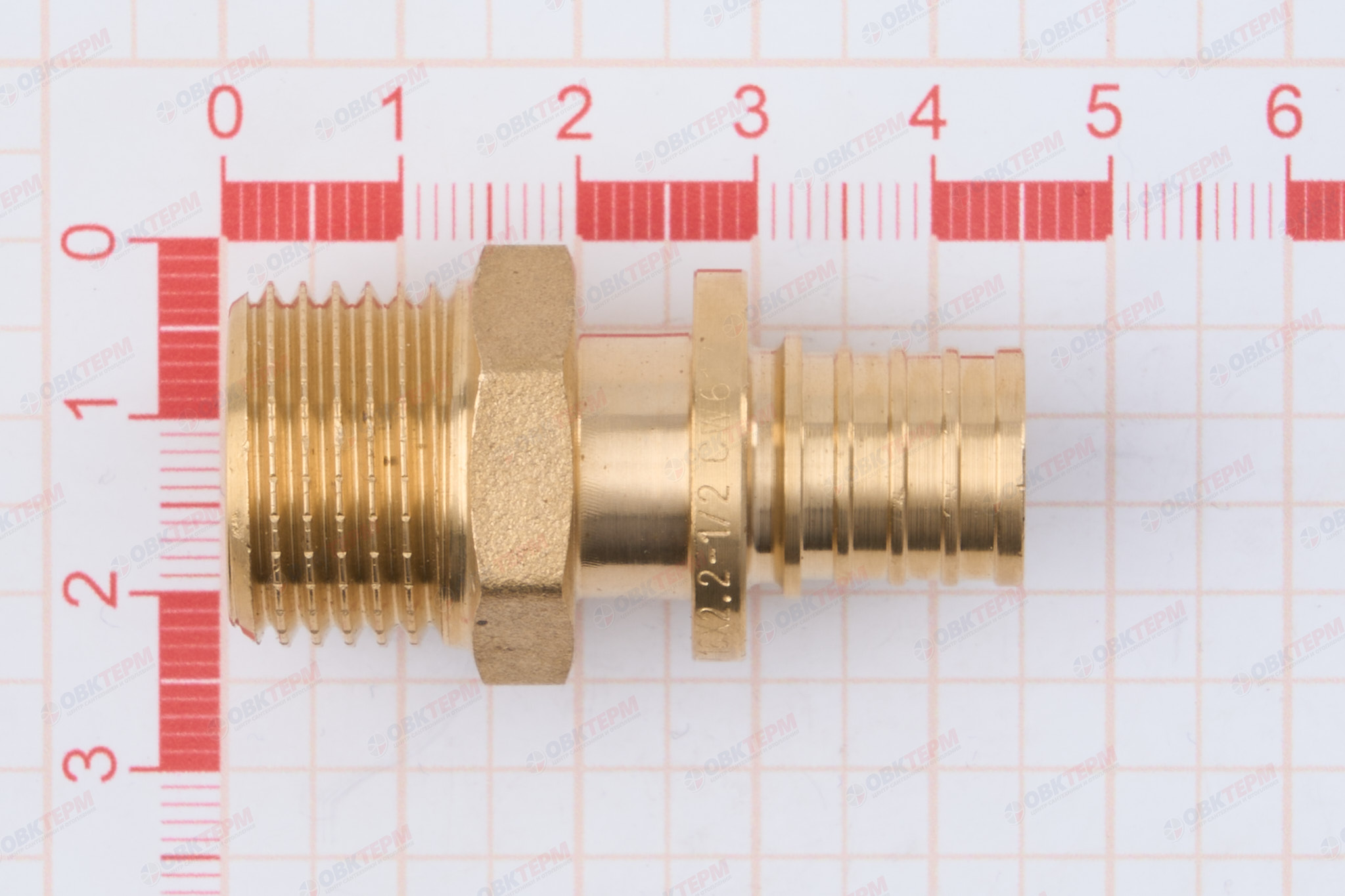 Муфта аксиальная  16-2,2 х 1/2" н    TIM       (280/35шт) - Изображение №5