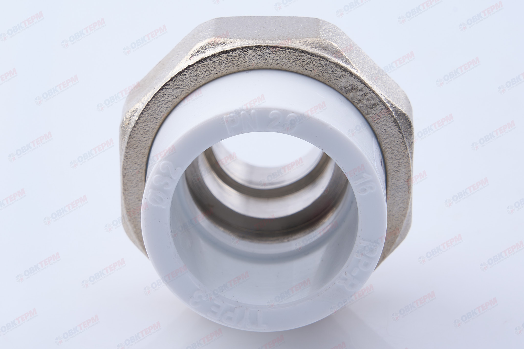 Разборное соединение   32 *  3/4"  Н    БЕЛОЕ PP-R    (RTP)    (80/10) - Изображение №5