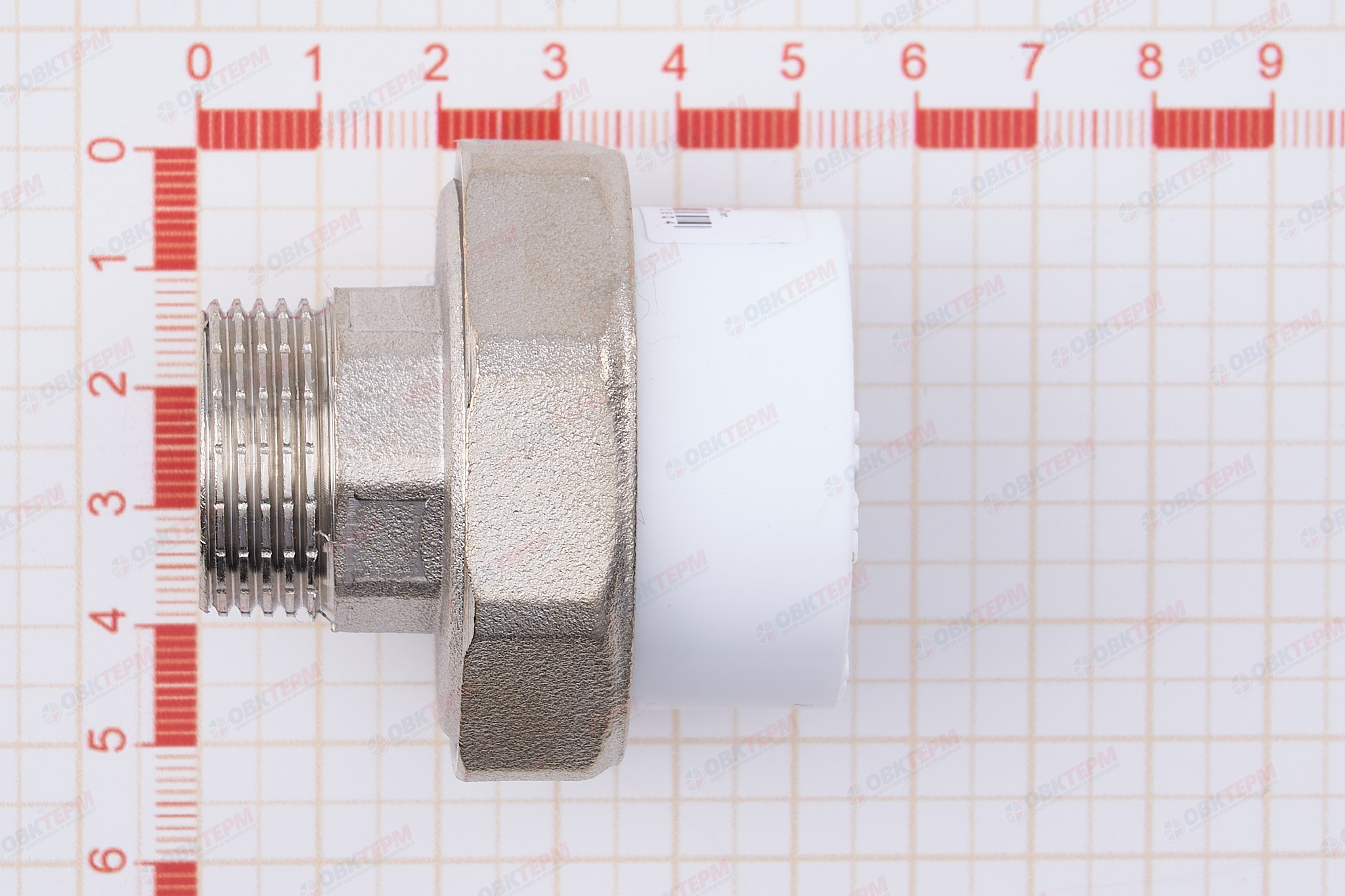 Разборное соединение   32 *  3/4"  Н    БЕЛОЕ PP-R    (RTP)    (80/10) - миниатюра №6