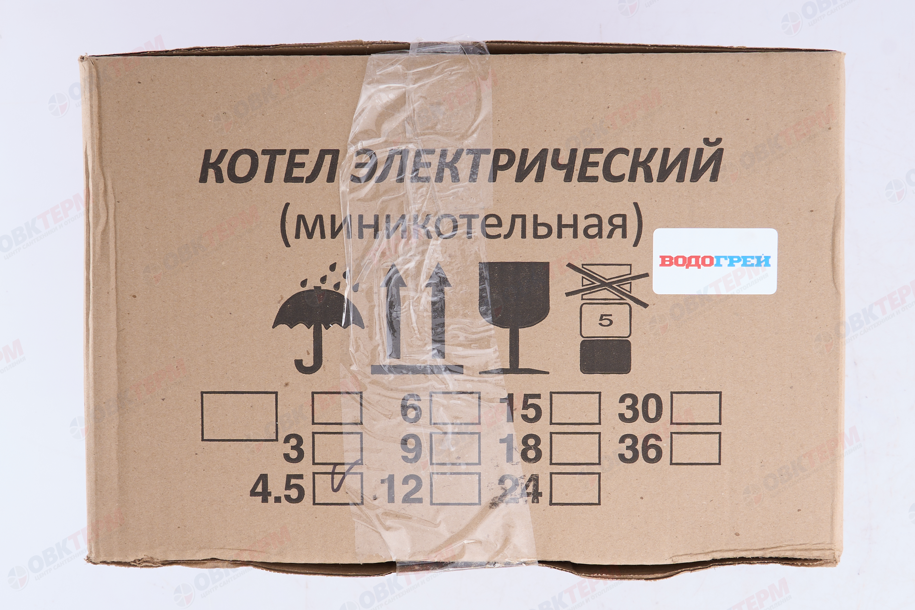 Электрический  котел  ВОДОГРЕЙ KVE- 4,5W, max 3 bar     220V - миниатюра №8