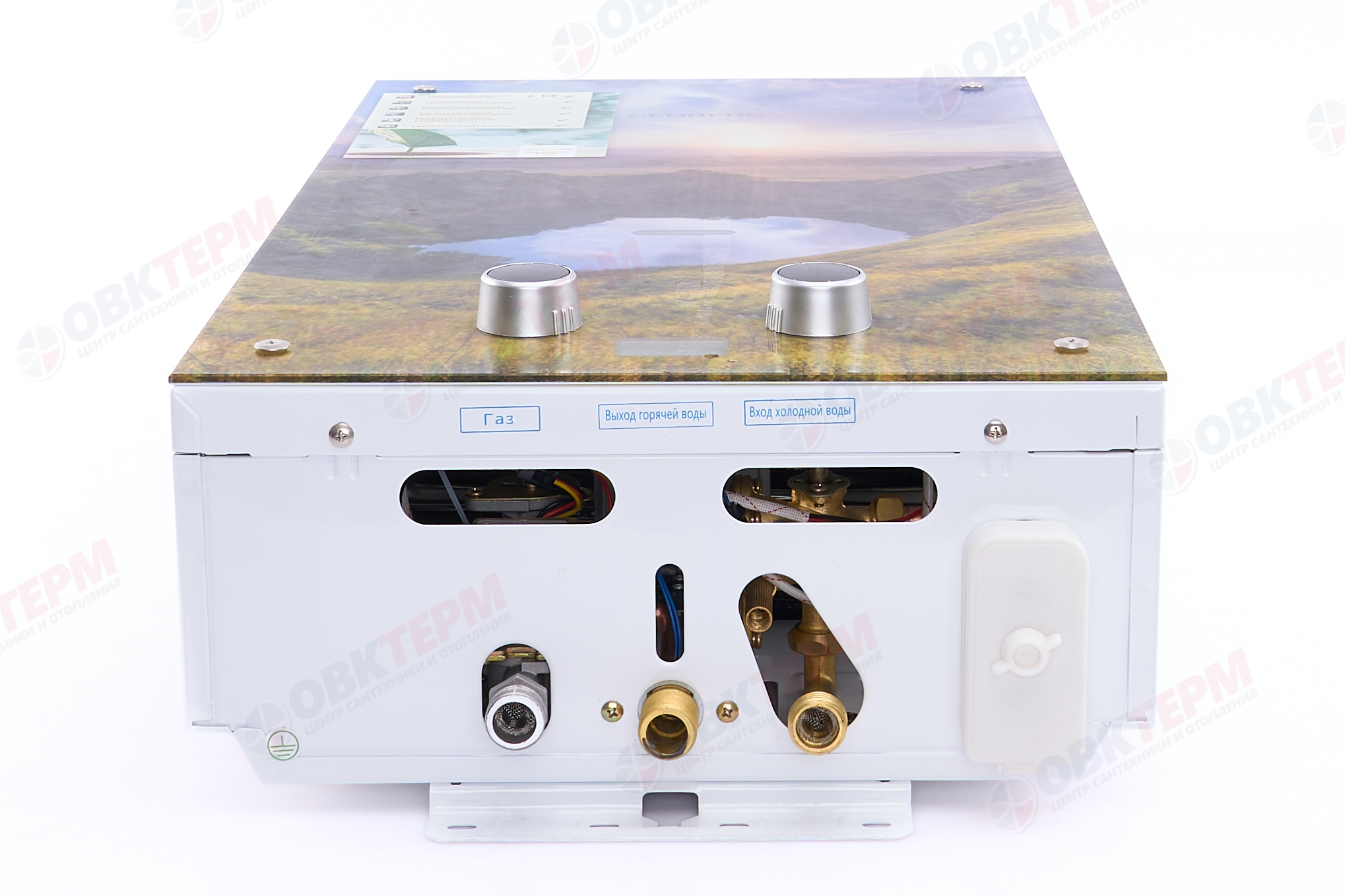 Колонка газовая  GENBERG 210.01 ДЕКОР-ЕКО 10л. КАВКАЗ (ШxВxГ) (ШxВxГ) 340x590x150 мм - Изображение №2