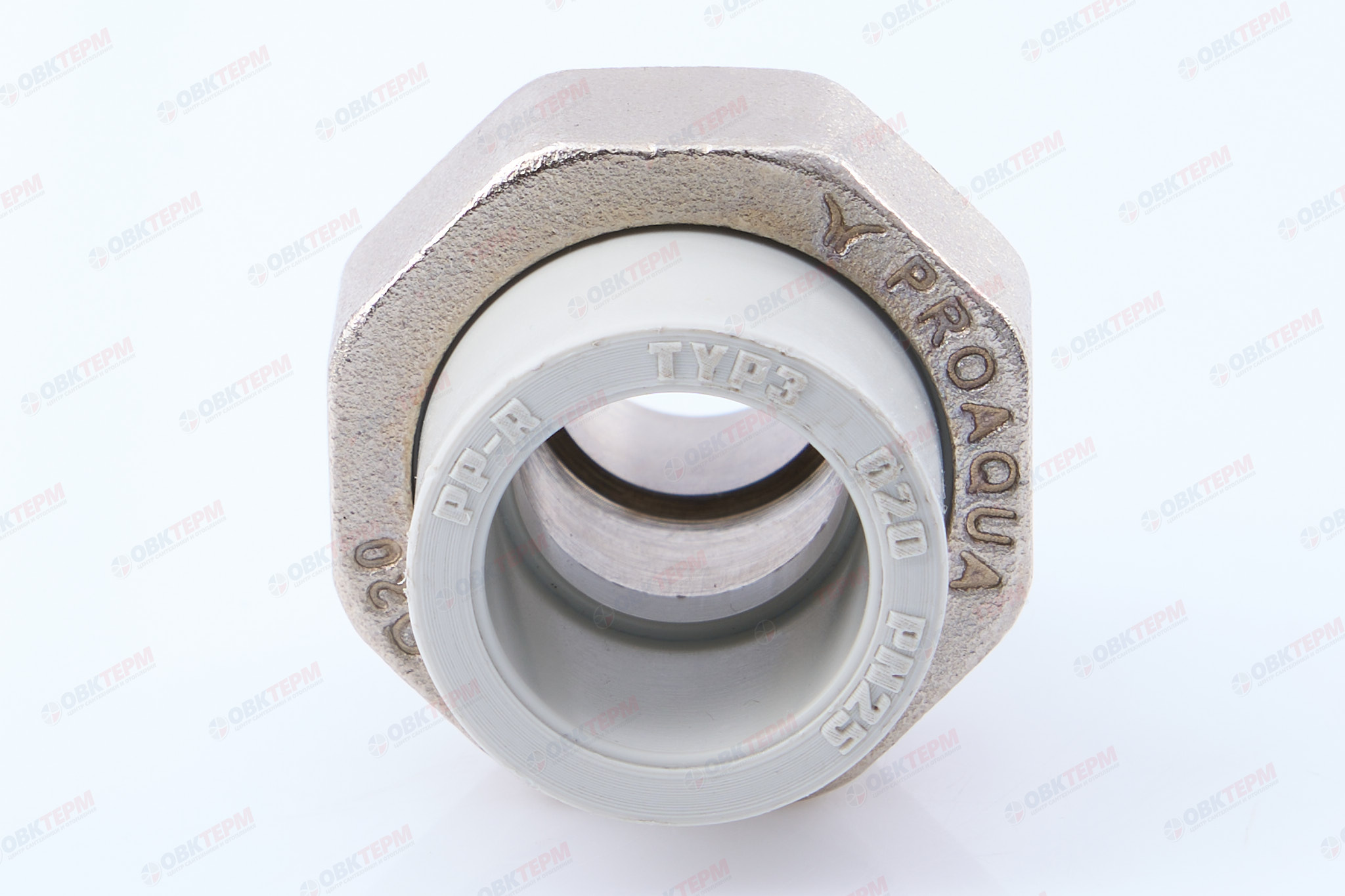Разборное соединение   20 * 1/2" н   СЕРОЕ   (PRO AQUA)    (125/25) - Изображение №5