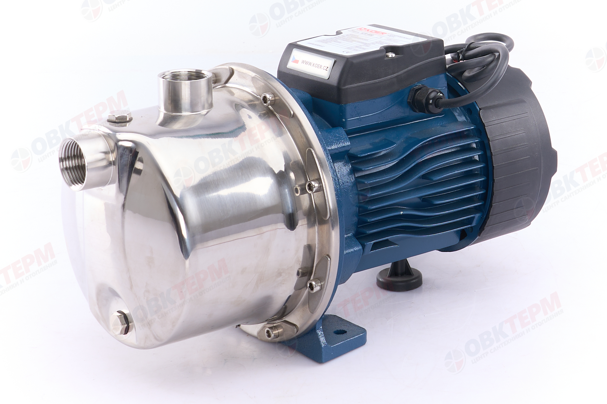 Насос центробежный  KJS 400 KOER (нерж)   (0,4кВт/40л.м./30м.) - Изображение №2