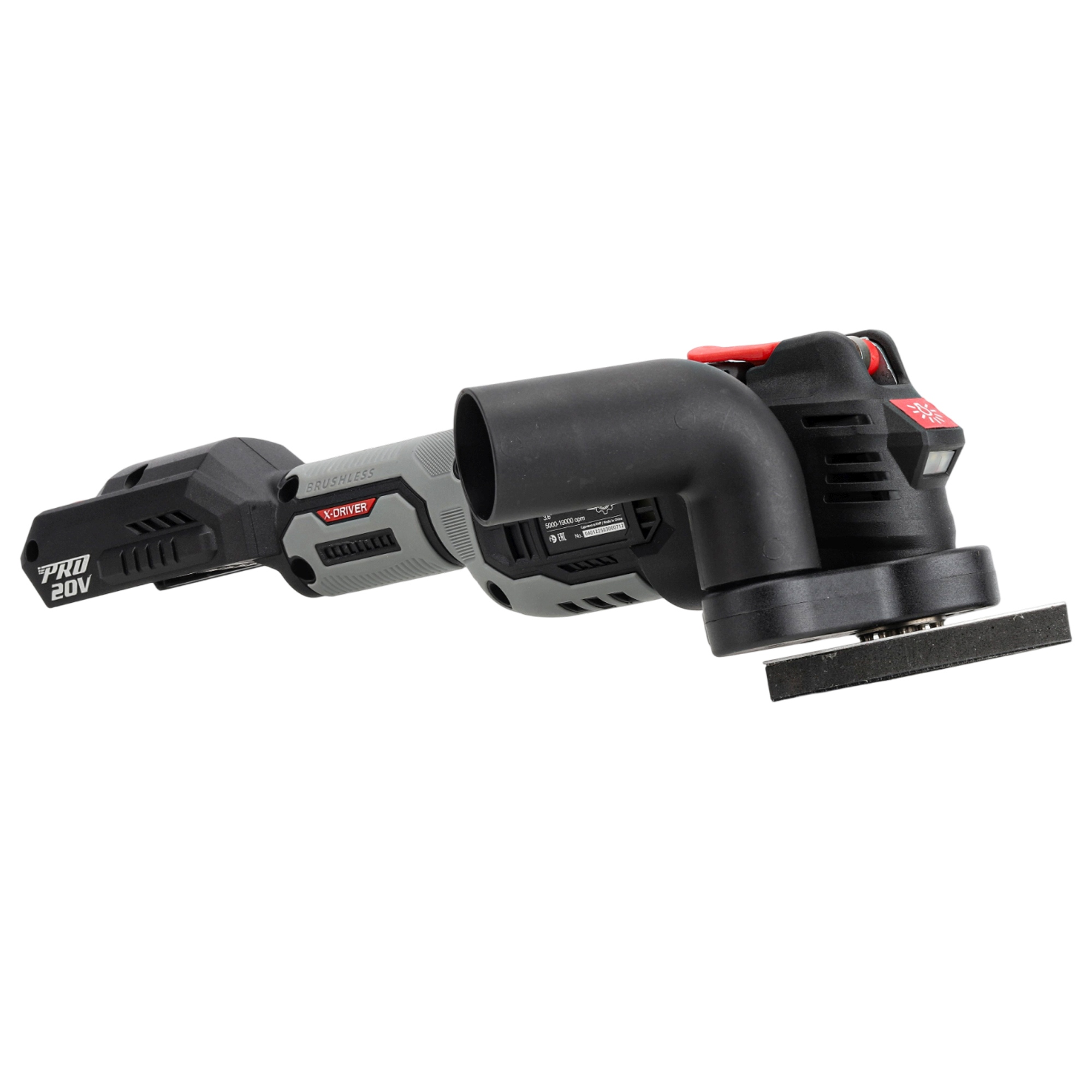 Реноватор аккум. Б/Щ P.I.T PMT20H-035B SOLO (20В, 5000-19000кол/мин, угол 3,6°, БЕЗ АКБ и ЗУ) - Изображение №3