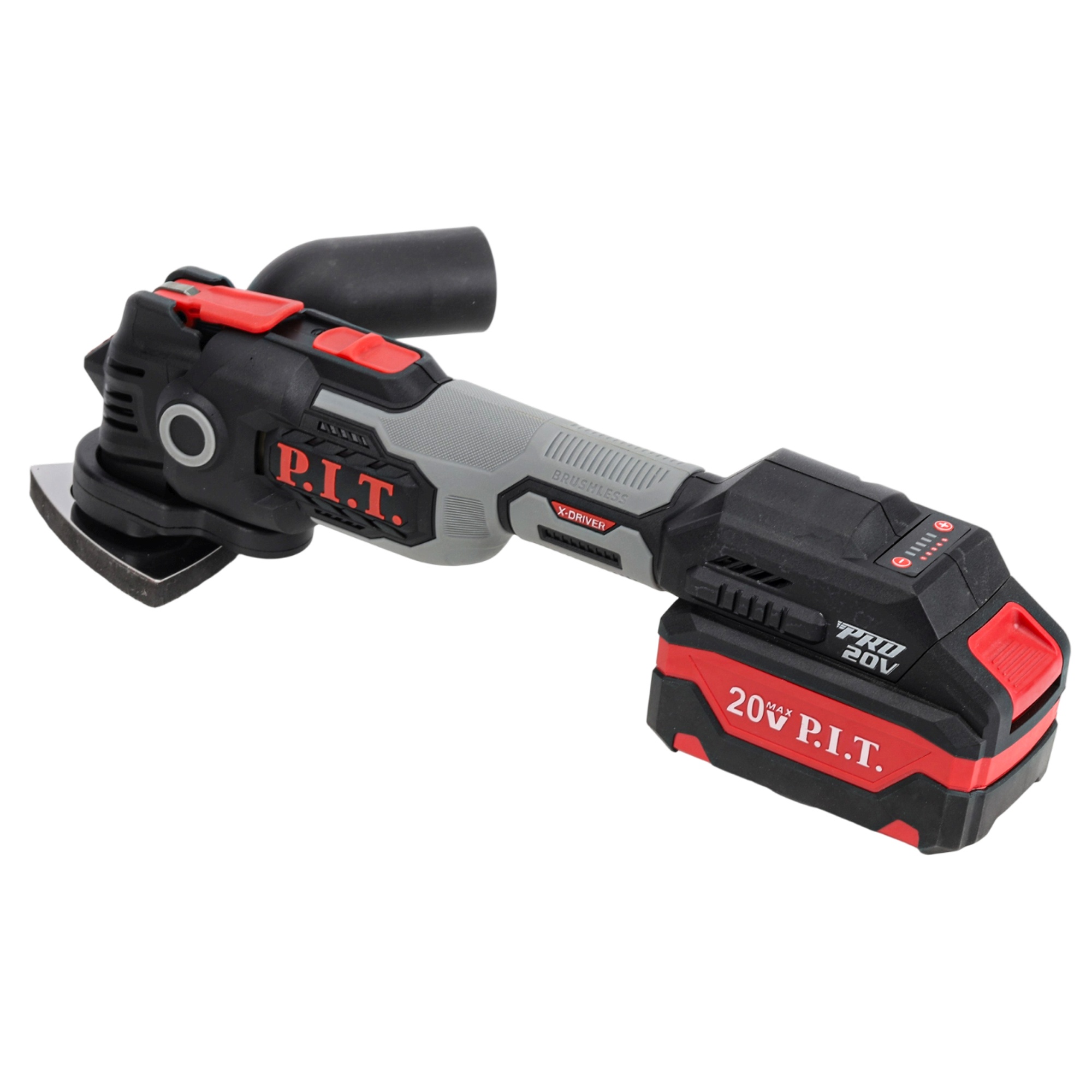 Реноватор аккум. Б/Щ P.I.T PMT20H-035B SOLO (20В, 5000-19000кол/мин, угол 3,6°, БЕЗ АКБ и ЗУ) - миниатюра №9