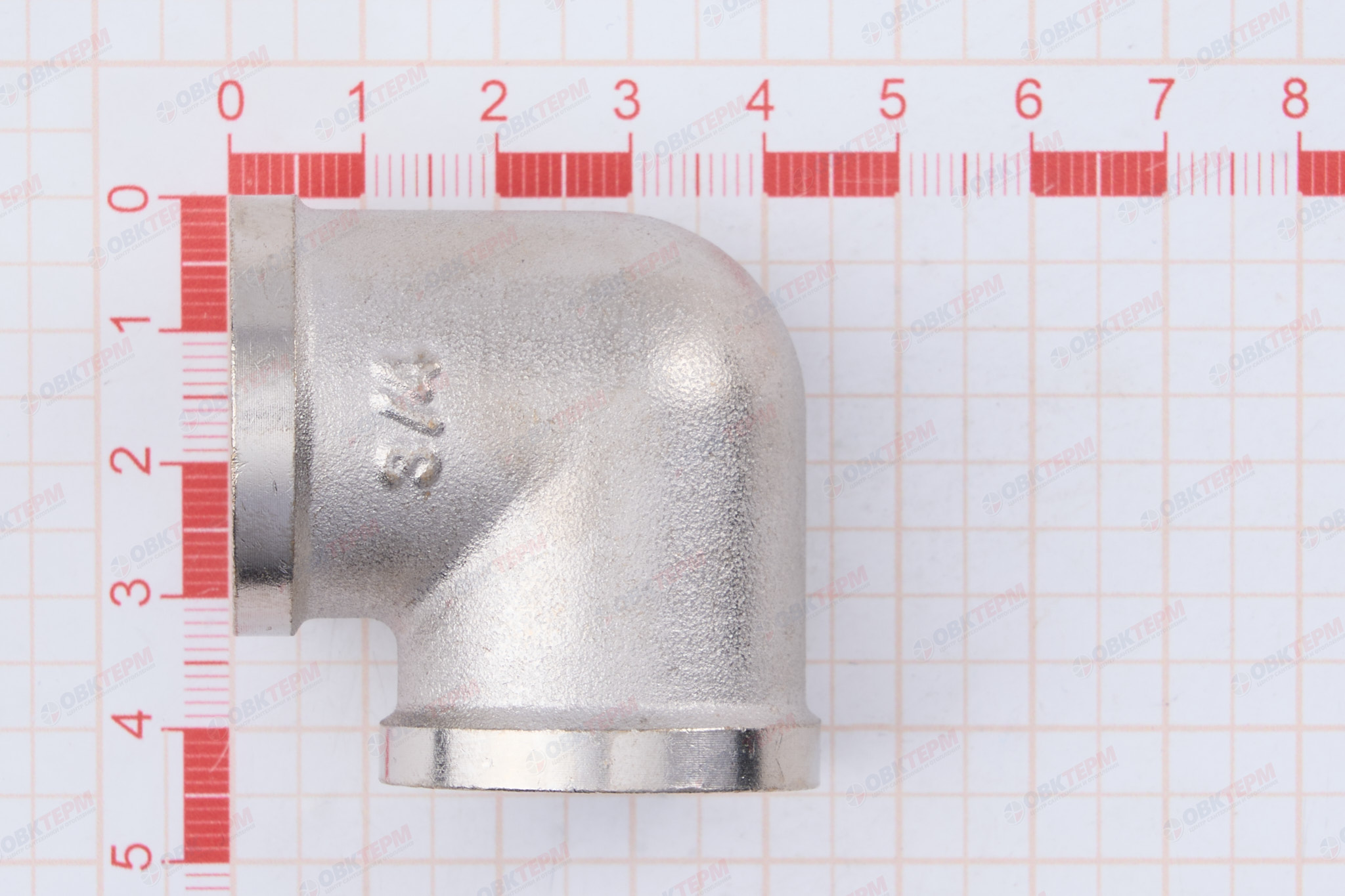 Угол    3/4" вв  Никель ZEISSLER                   (90/10) - Изображение №5