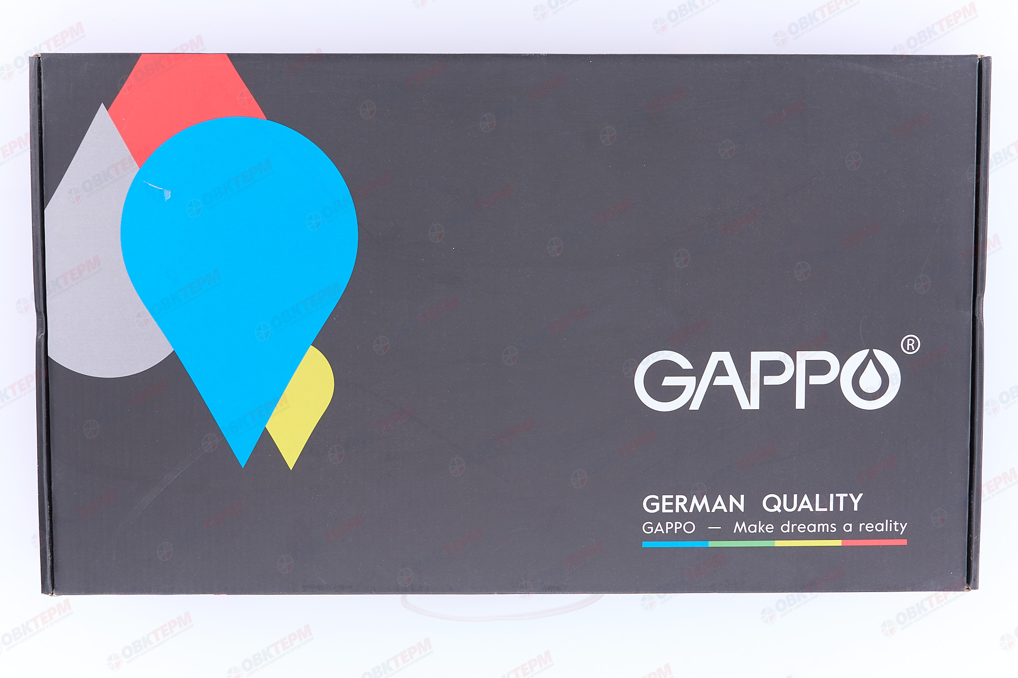 Смеситель д/кухни GAPPO G4398-51 нерж сталь /оружейная сталь (Ø35, на гайке) - миниатюра №7