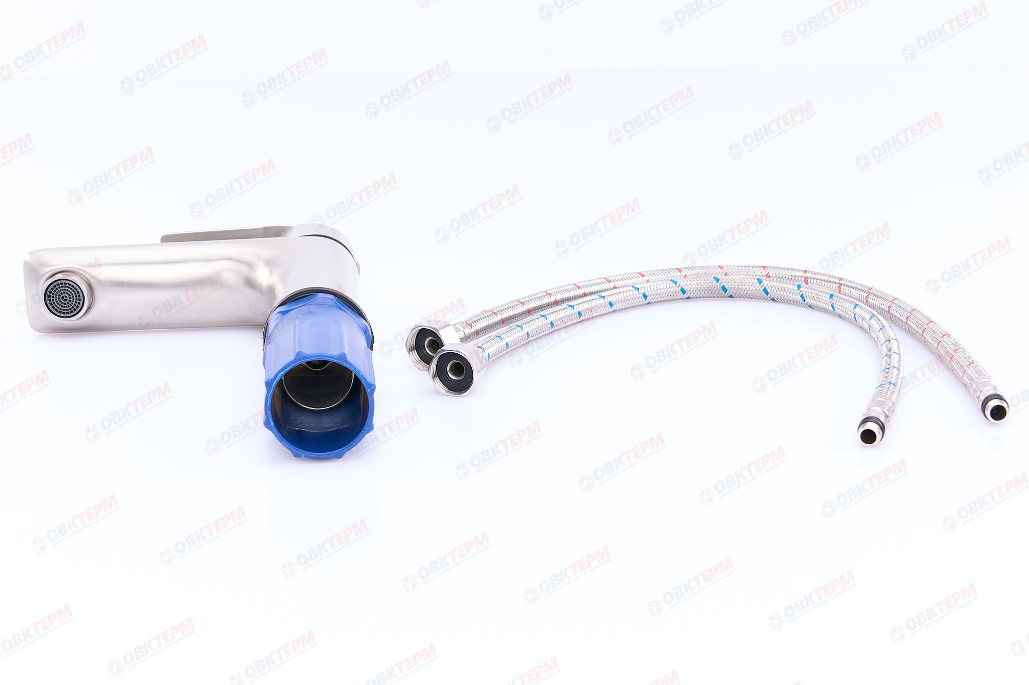 Смеситель д/умывальника нерж/сталь FRAР F10806 сатин /Ø35 /аэратор М24 /на гайке - миниатюра №5