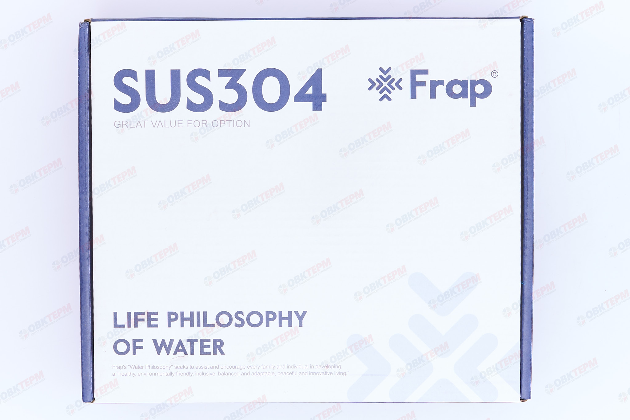 Смеситель д/умывальника нерж/сталь FRAР F10806 сатин /Ø35 /аэратор М24 /на гайке - миниатюра №7