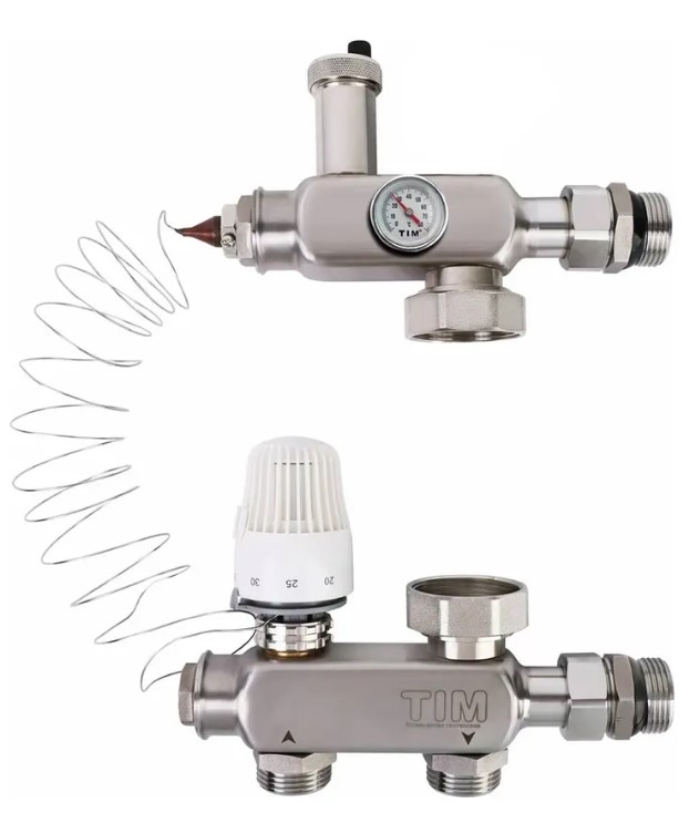 Узел комбимикс с регулировкой JH-1040S TIM   (1шт/6ящ) - Изображение №1