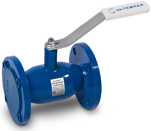 Кран шаровый Temper 250 PN16    фланцевый     (L - 530мм) - Изображение №1