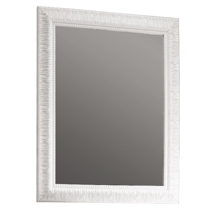 Зеркало Фламенко 604  Flamenco (белая, В830хШ610хГ175) - Изображение №1