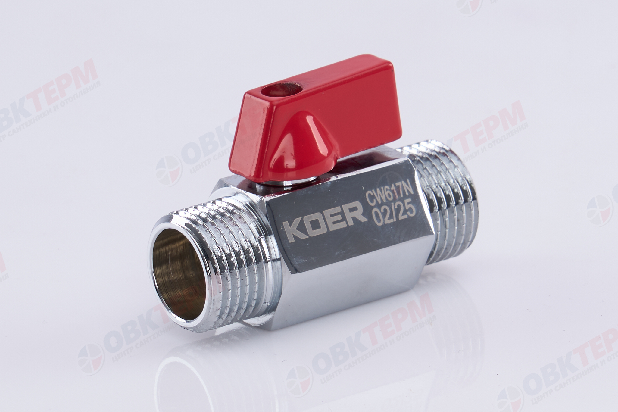 Кран шаровый       мини     1/2" нн          (160шт/ 1ящ)       KOER - Изображение №1