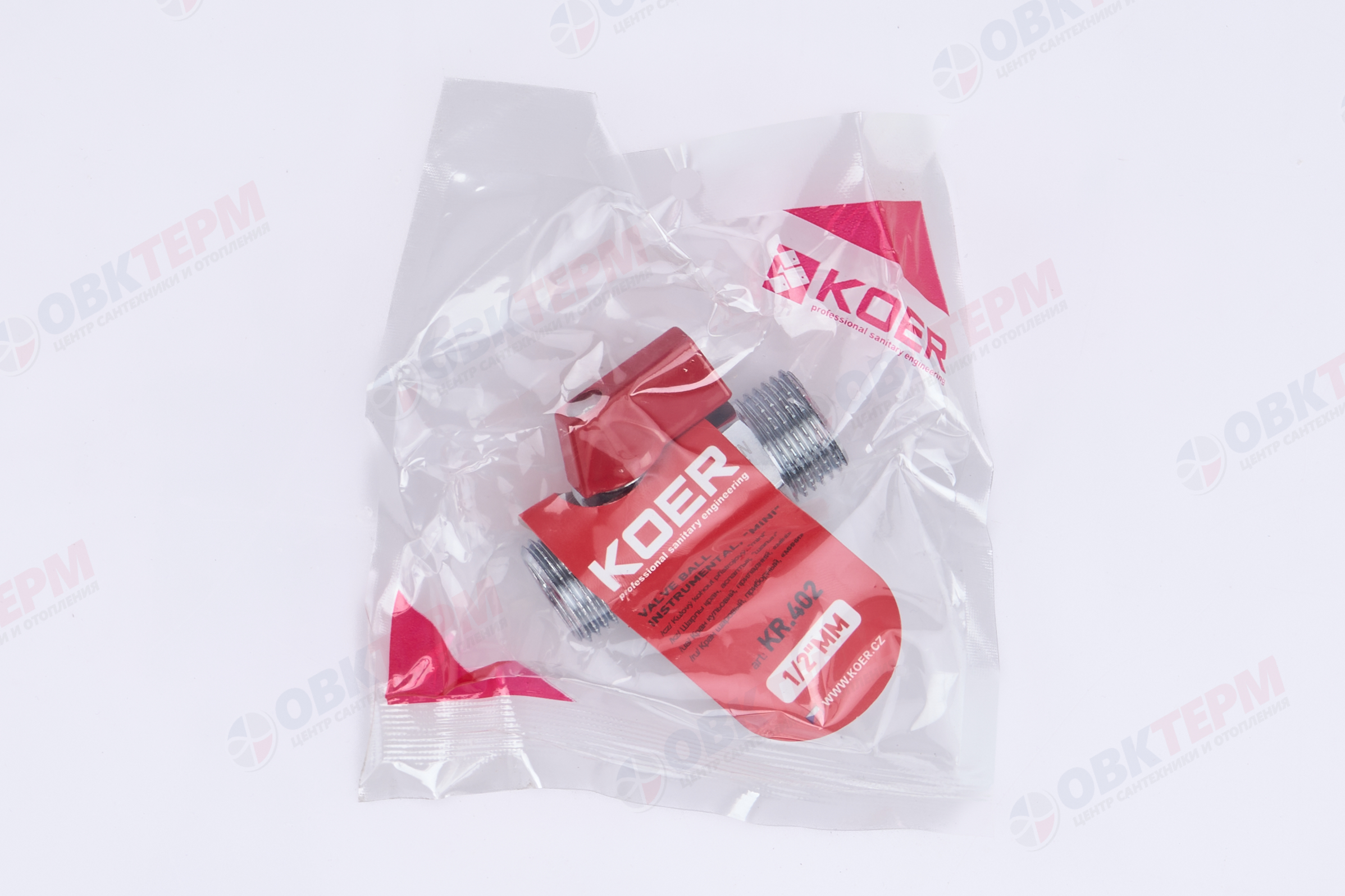 Кран шаровый       мини     1/2" нн          (160шт/ 1ящ)       KOER - миниатюра №7