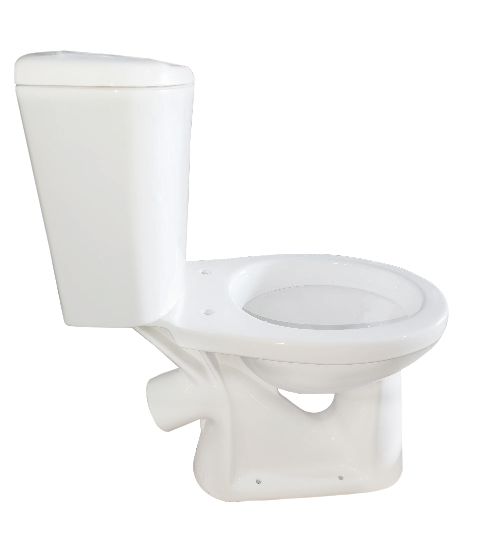 Унитаз-компакт ЛЗСФ ЦОП Комфорт Бюджетный (1 реж., косой выпуск, нижний подвод, сиденье ПП) - Изображение №1
