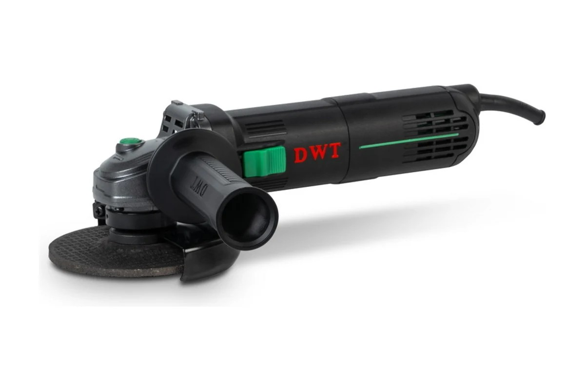 Углошлифовальная машина DWT 125 мм (860 Вт, рег 3300-11000) - Изображение №1