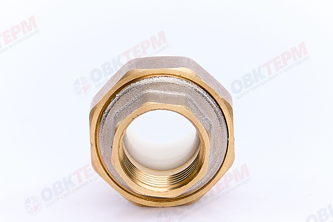 Разборное соединение  20 * 1/2" в    (белый)  (180 шт/ящ)  KOER - миниатюра №3