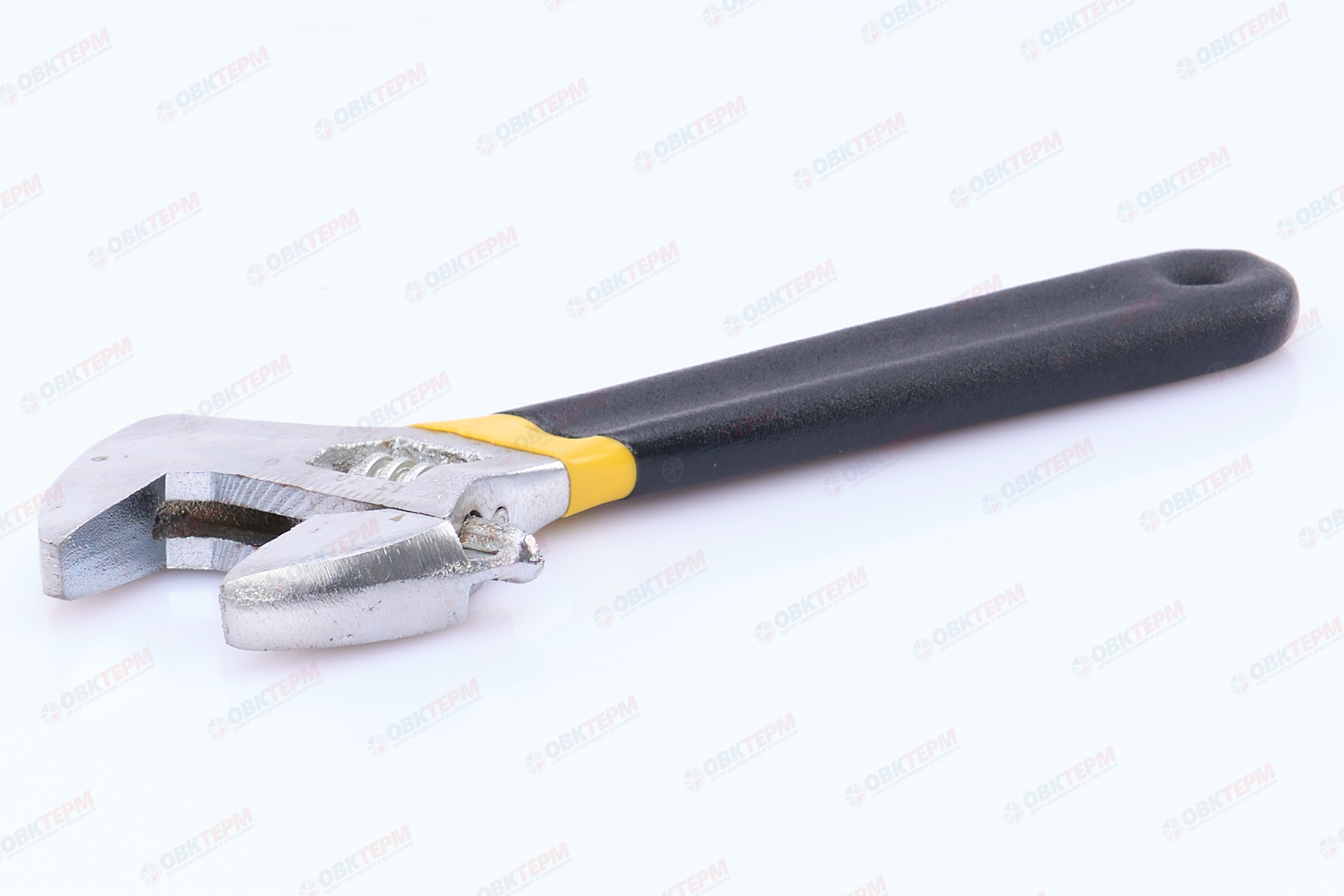 Ключ разводной 150 мм с обрезиненной рукояткой Тундра - Изображение №2