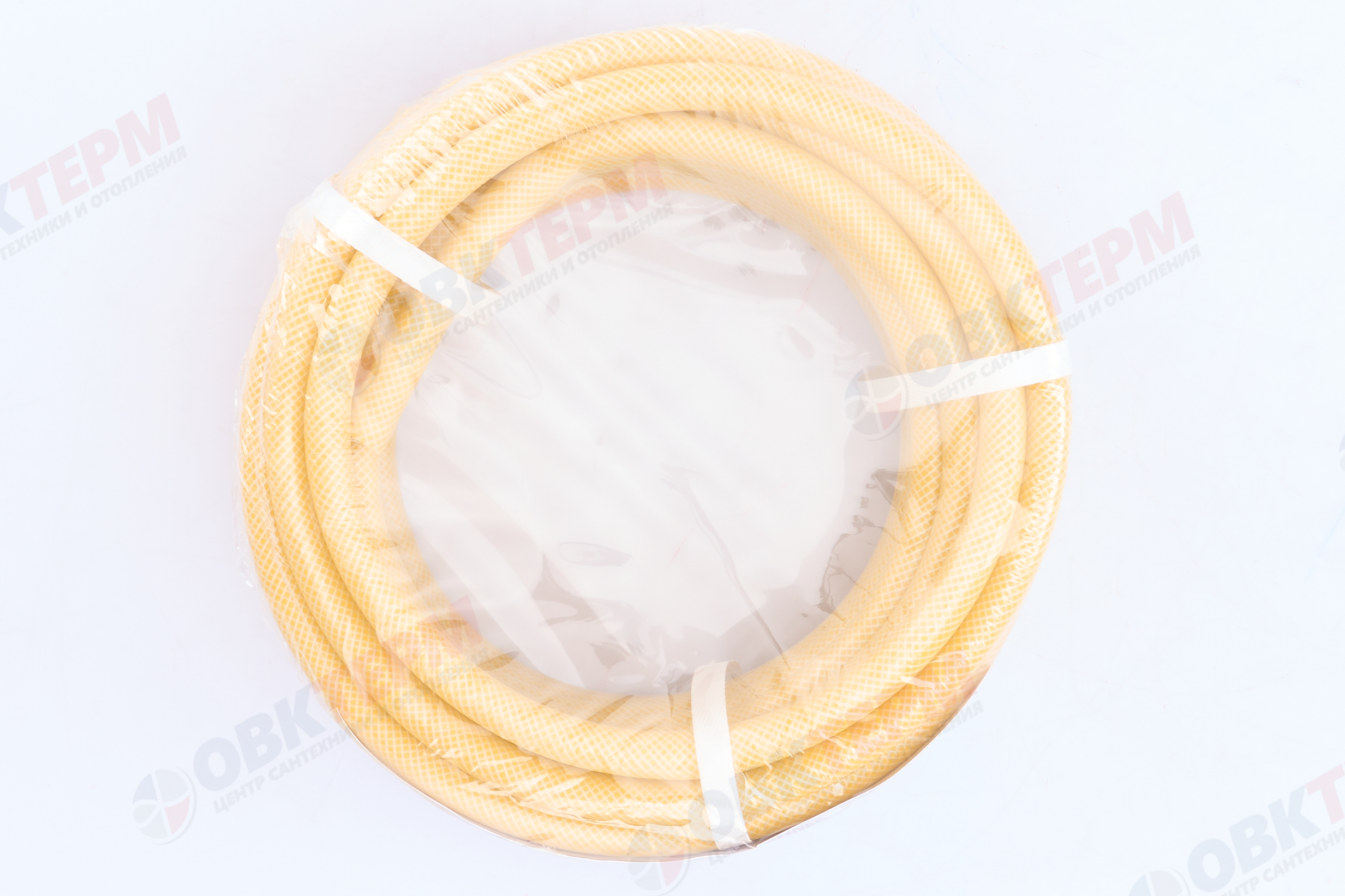 Шланг поливочный ТЭП  "Horke" RAIN, 1/2  3-х слойный,армированный,желтый/прозрачный  (Бухта 15м) - Изображение №4