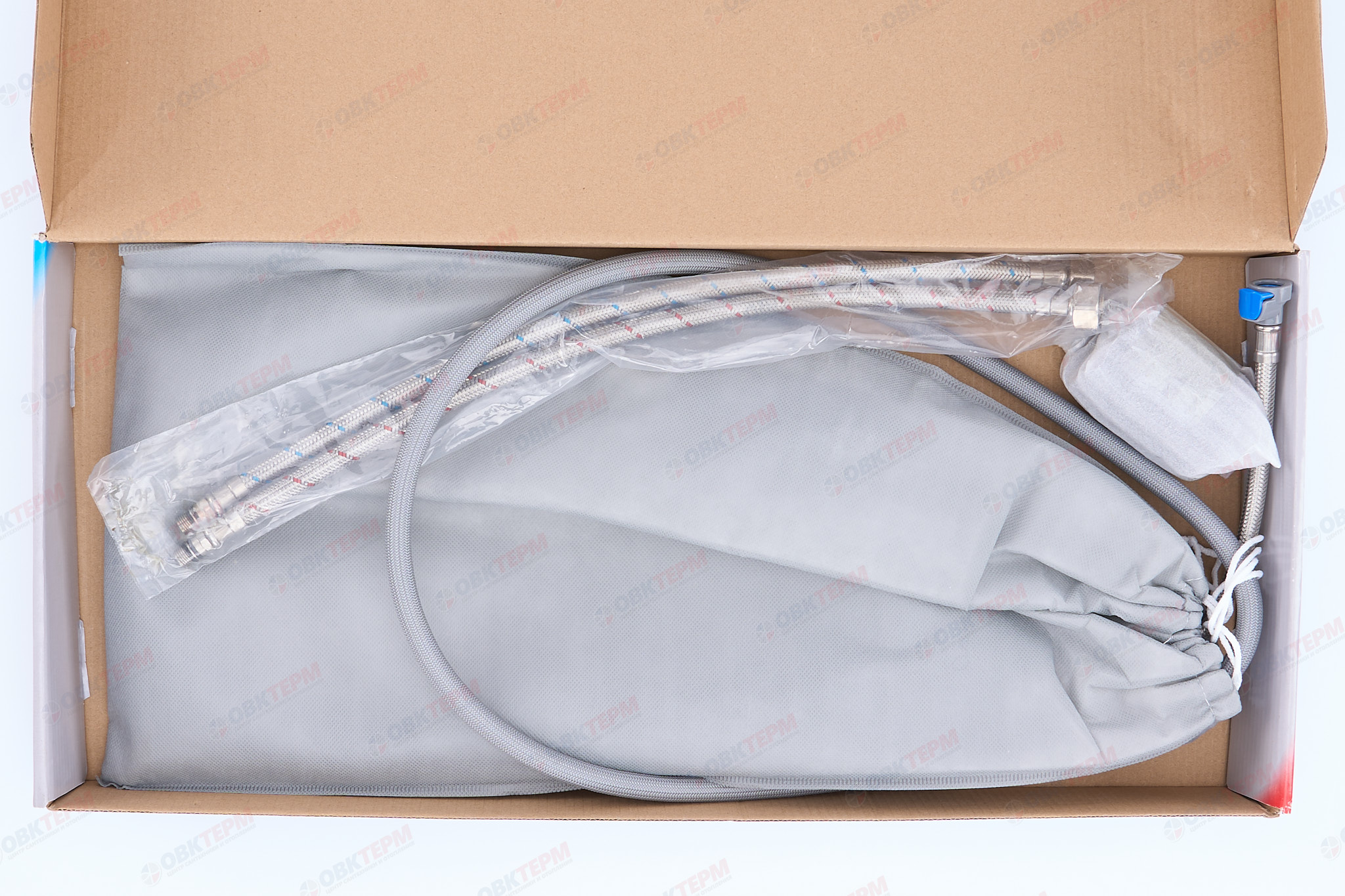 Смеситель д/кухни нерж/сталь MIXXUS SUS 014-B BLACK Ø40 (16 шт/ящ) - миниатюра №5