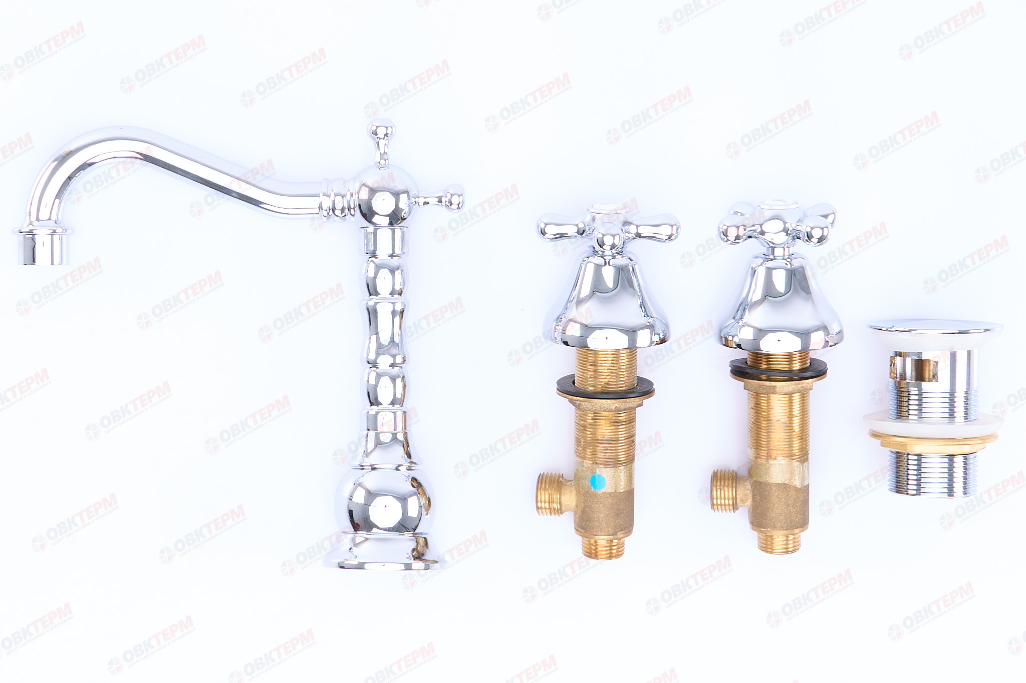 Смеситель д/раковины хром      G1163*        (ф35, на шпильке)        GAPPO - миниатюра №2