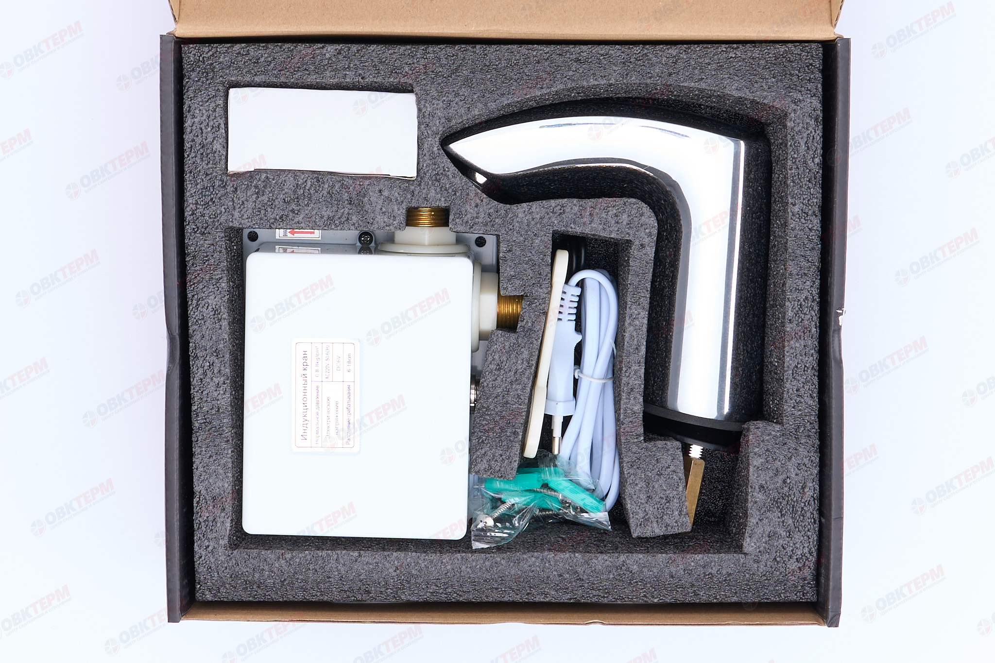 Смеситель д/раковины сенсорный GAPPO G518 латунь /хром (сенсор, на шпильке) - миниатюра №9