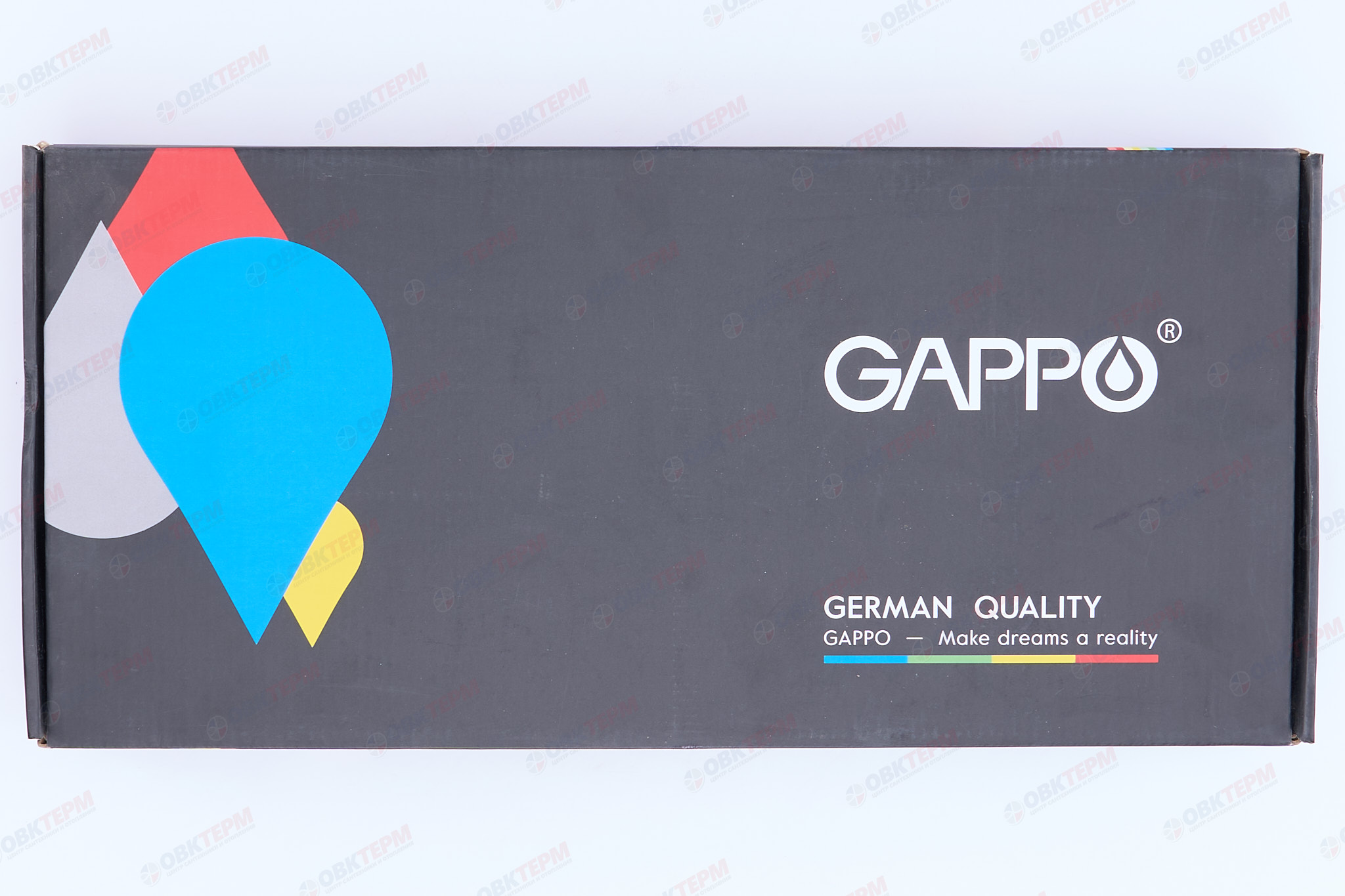 Смеситель д/раковины GAPPO G1204 латунь /хром (Ø35, на гайке, с гигиенич. лейкой) - миниатюра №8