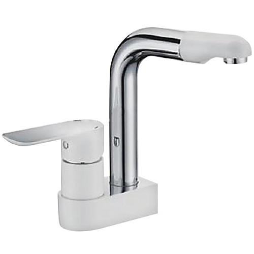 Смеситель д/раковины хром  G1248  *      (ф35, на шпильке, с гигиенич. выдвижной лейкой)    GAPPO - изображение №1