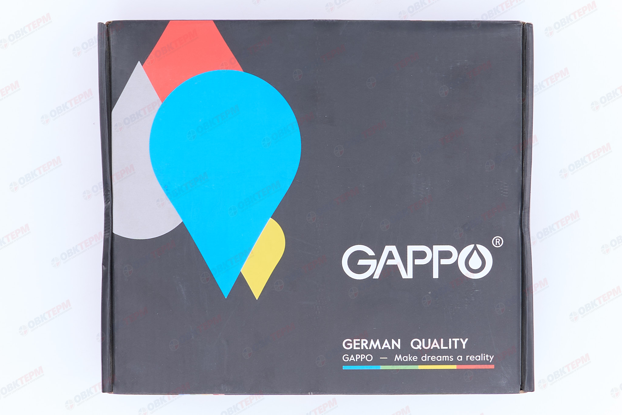 Смеситель д/раковины GAPPO G1050 латунь /черный  (Ø35, аэратор М24, на гайке) - миниатюра №8