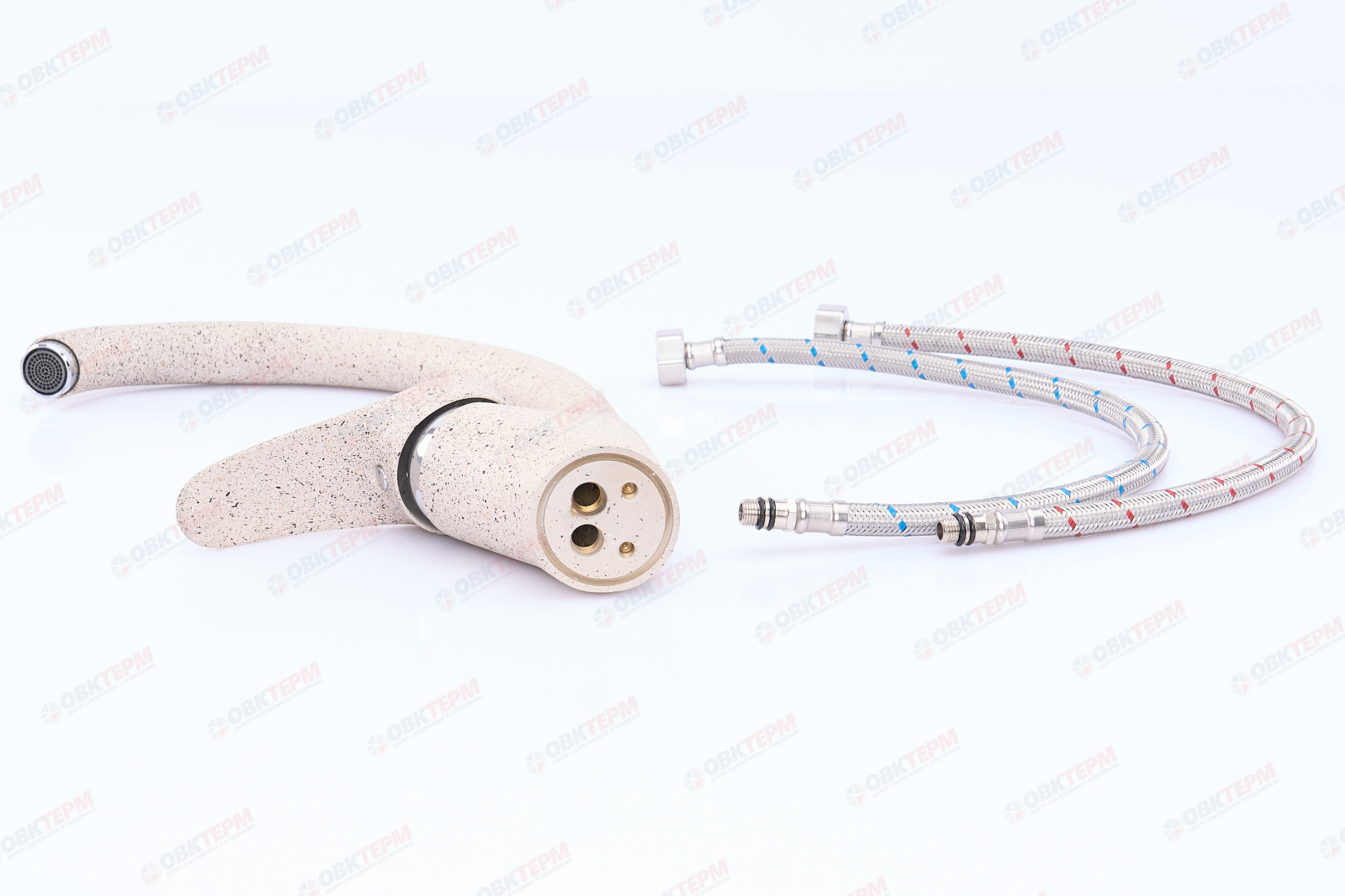 Смеситель д/кухни Ulgran 001 (302)  (песочный) - миниатюра №6