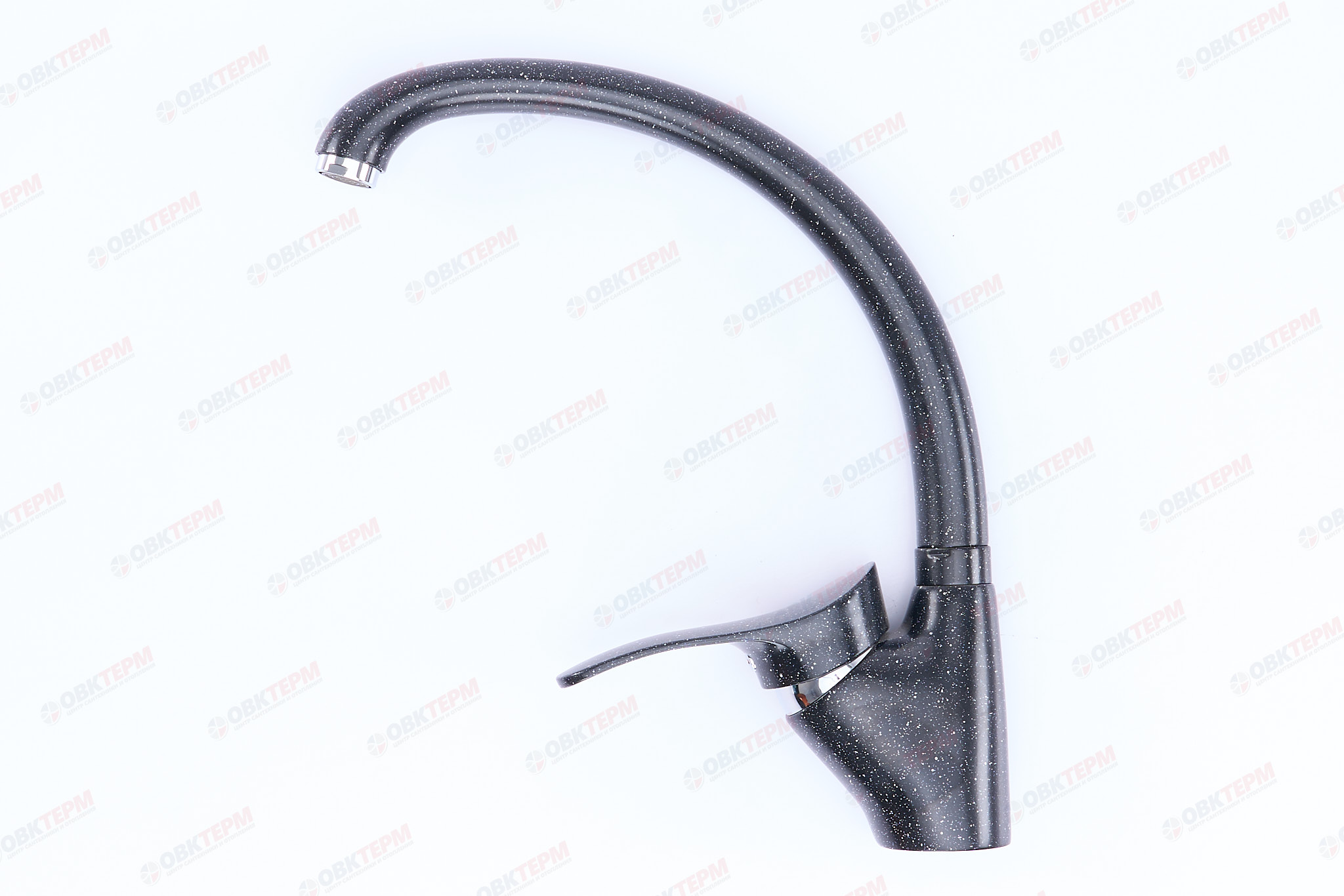 Смеситель д/кухни Ulgran для кухни 001 (308)  (черный) - Изображение №3