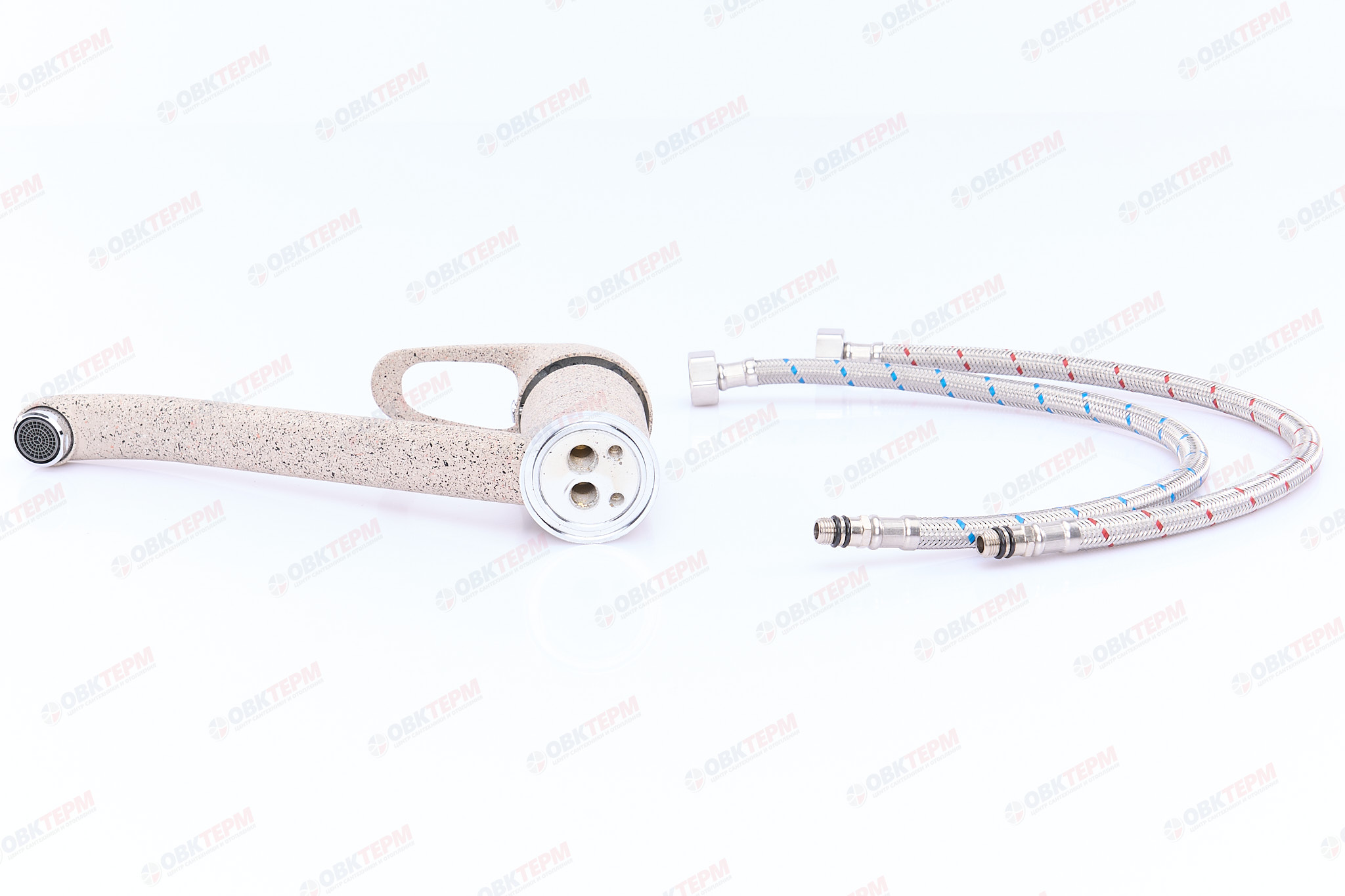 Смеситель д/кухни Ulgran для кухни 004 (302)  (песочный) - Изображение №5