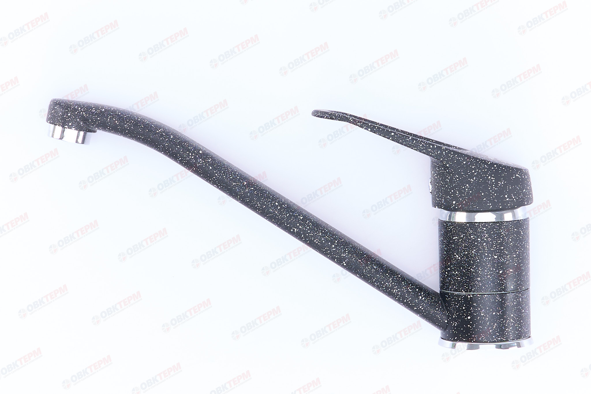 Смеситель д/кухни Ulgran для кухни 004 (308)  (черный) - Изображение №4