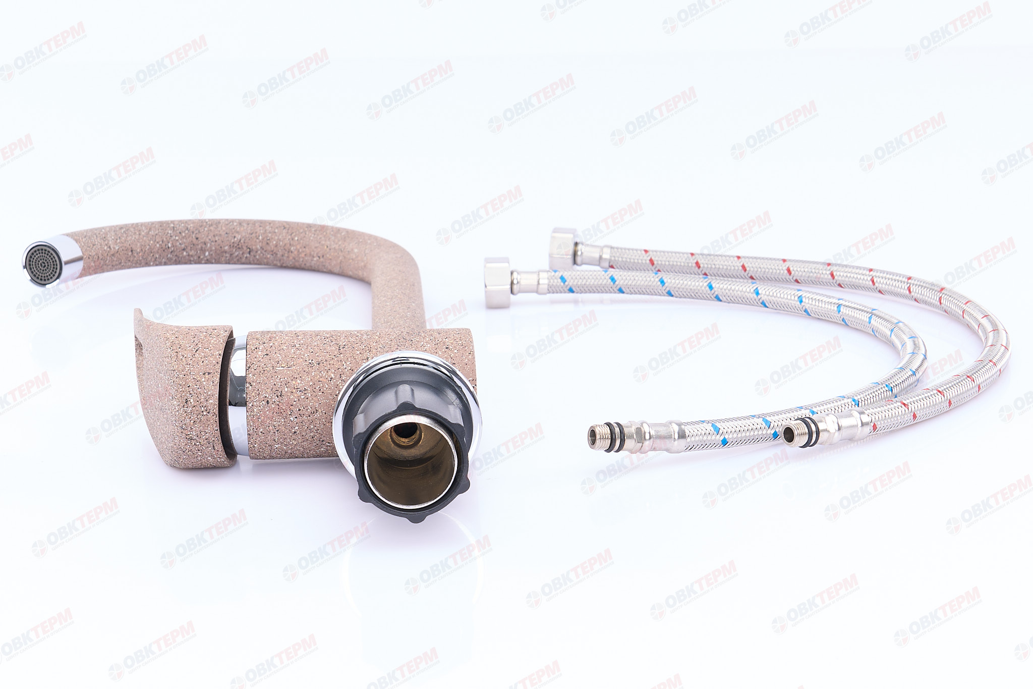 Смеситель д/кухни Ulgran для кухни 006 (307)  (терракот) - Изображение №5