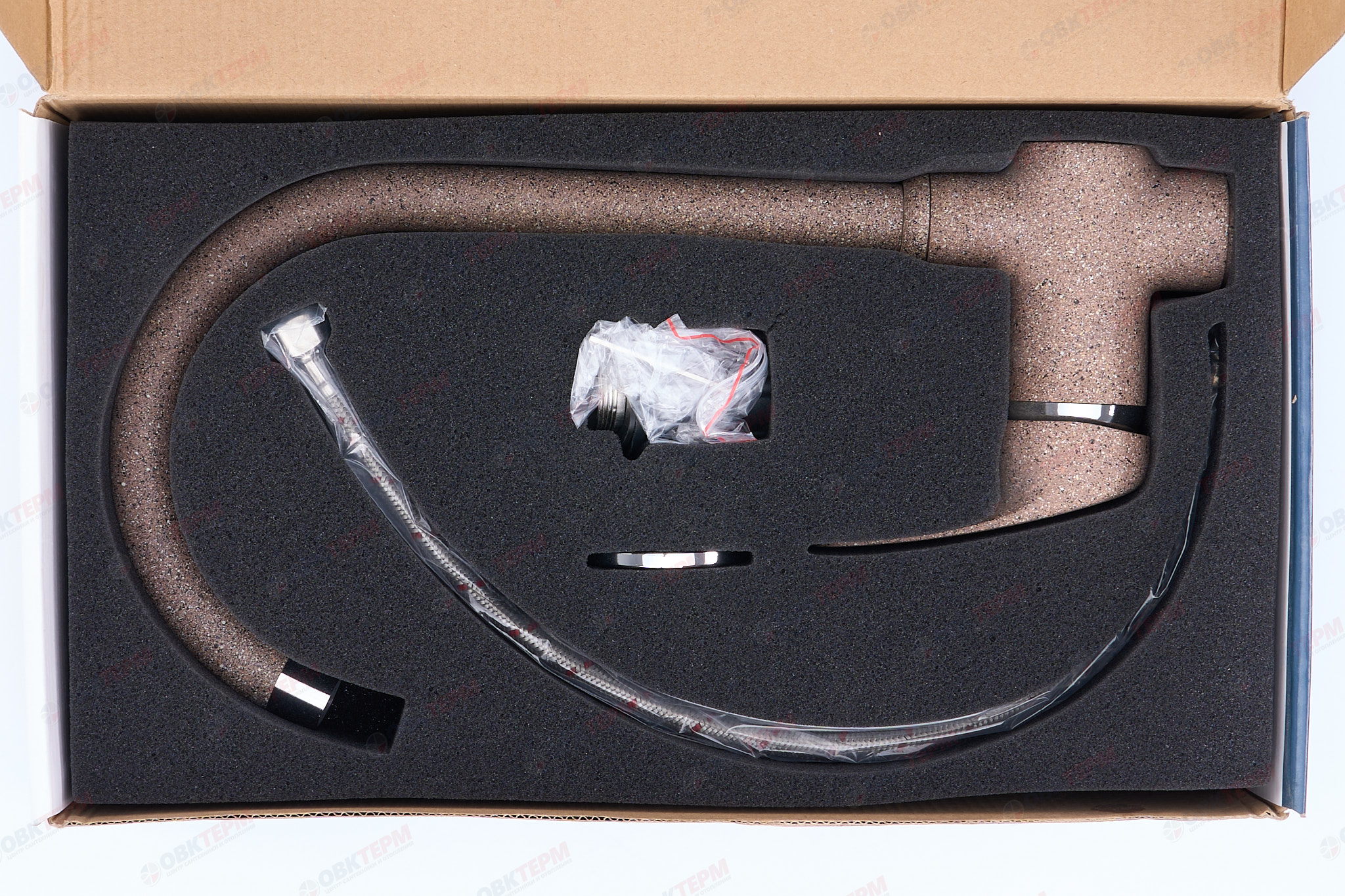 Смеситель д/кухни Ulgran для кухни 006 (307)  (терракот) - миниатюра №6