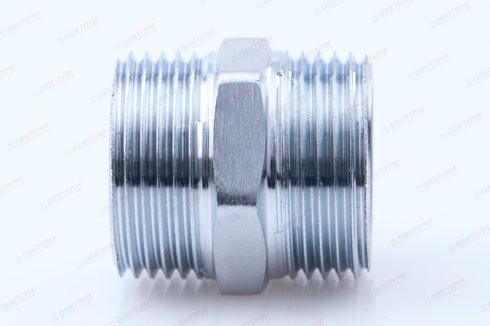 Ниппель   3/4" х 3/4"   Хром  TIM                    (170/10) - Изображение №3