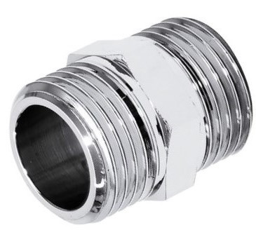 Ниппель   3/4" х 3/4"   Хром  TIM                    (170/10) - Изображение №2