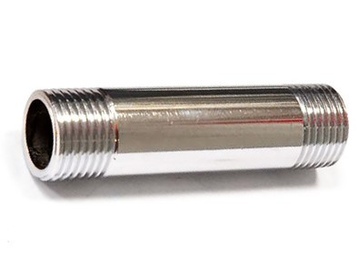 Ниппель 1/2" х 1/2" 60мм   Хром  TIM   (10шт) - Изображение №2