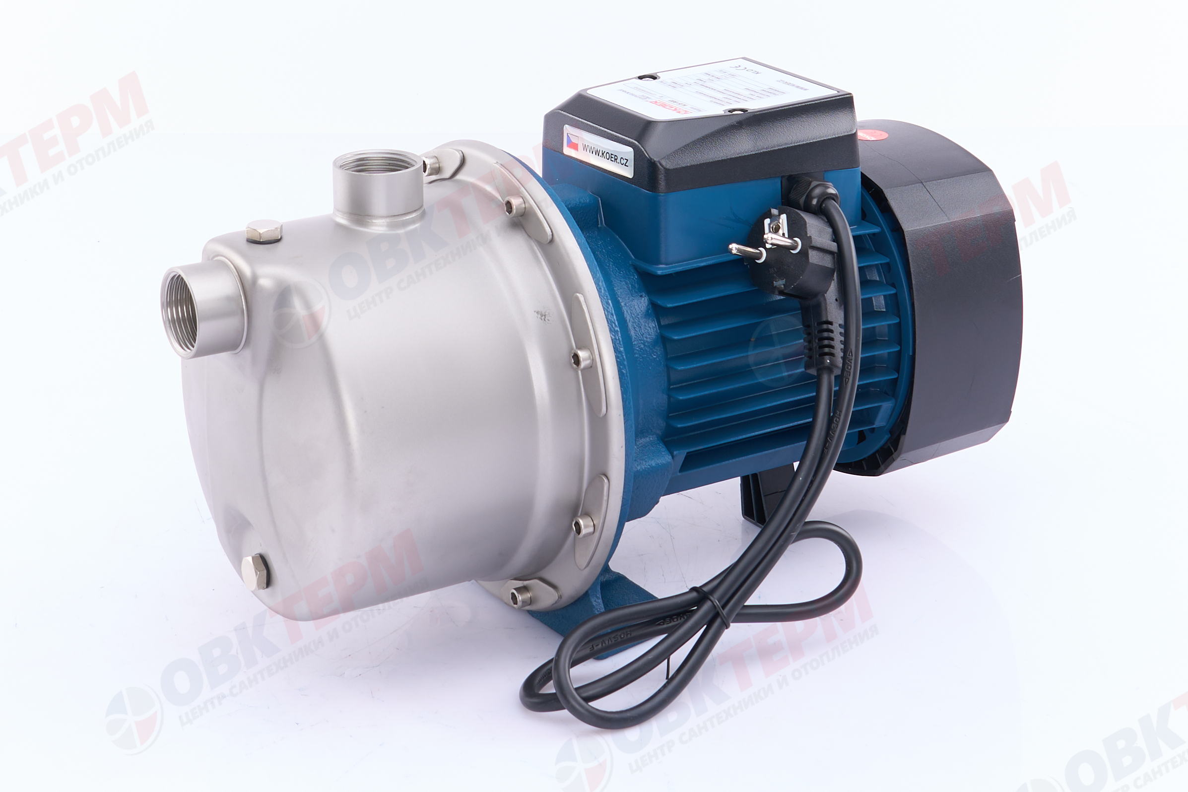 Насос центробежный  KJS 800 KOER (нерж)   (0,8кВт/50л.м./42м.) - Изображение №2