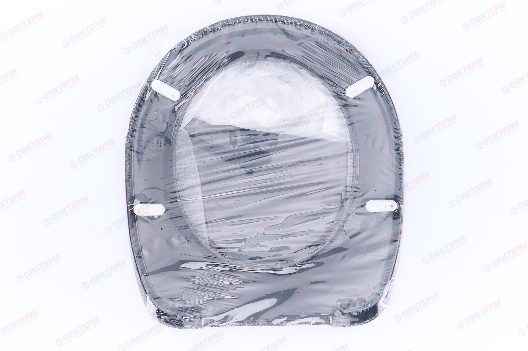 Сиденье для унитаза ROSA УЮТ Черный кракелюр - миниатюра №3