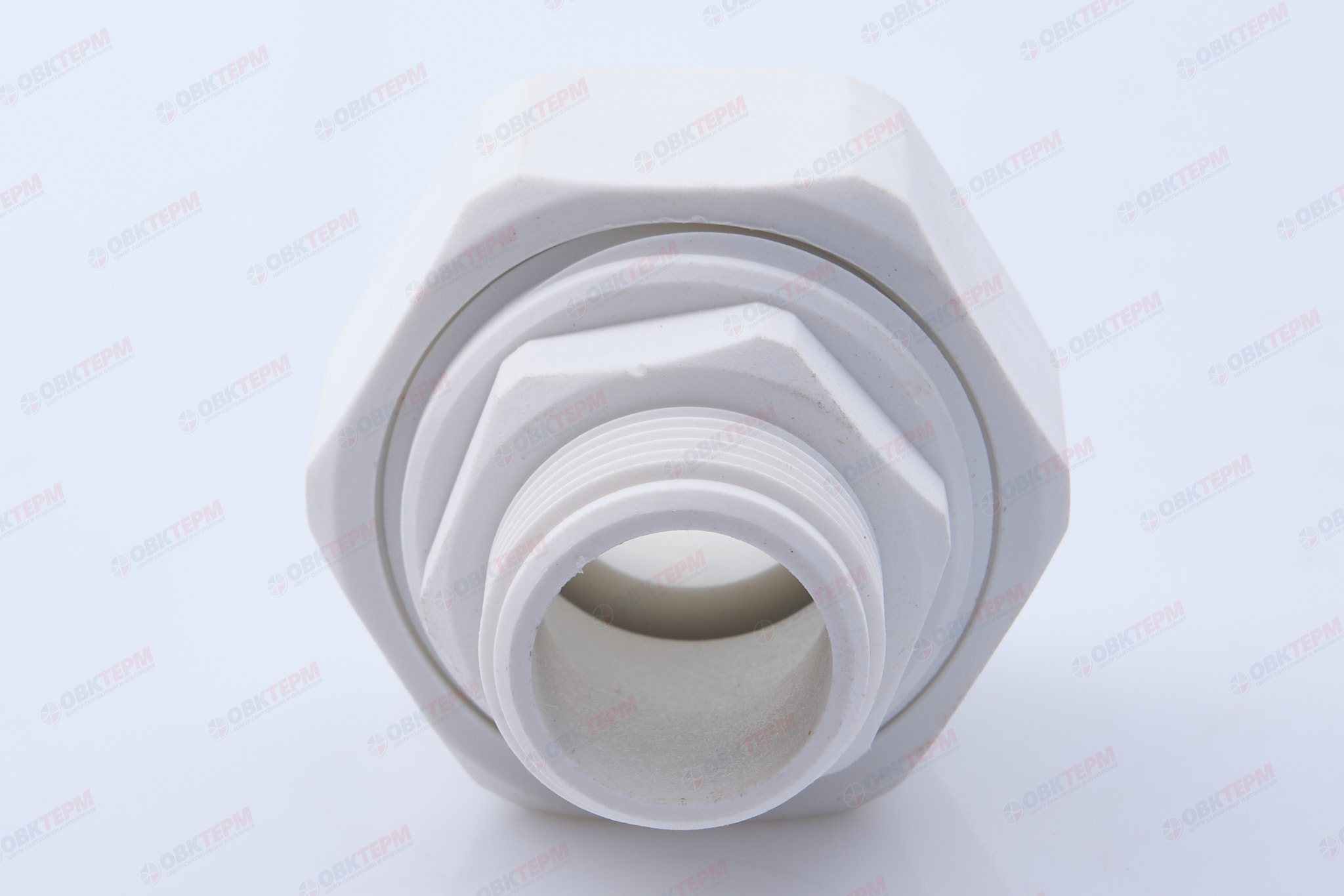 Разборное соединение  25 * 3/4"  Н   PPSU  (ПЛАСТИК)   БЕЛАЯ PP-R    (RTP)    (200/20) - миниатюра №4