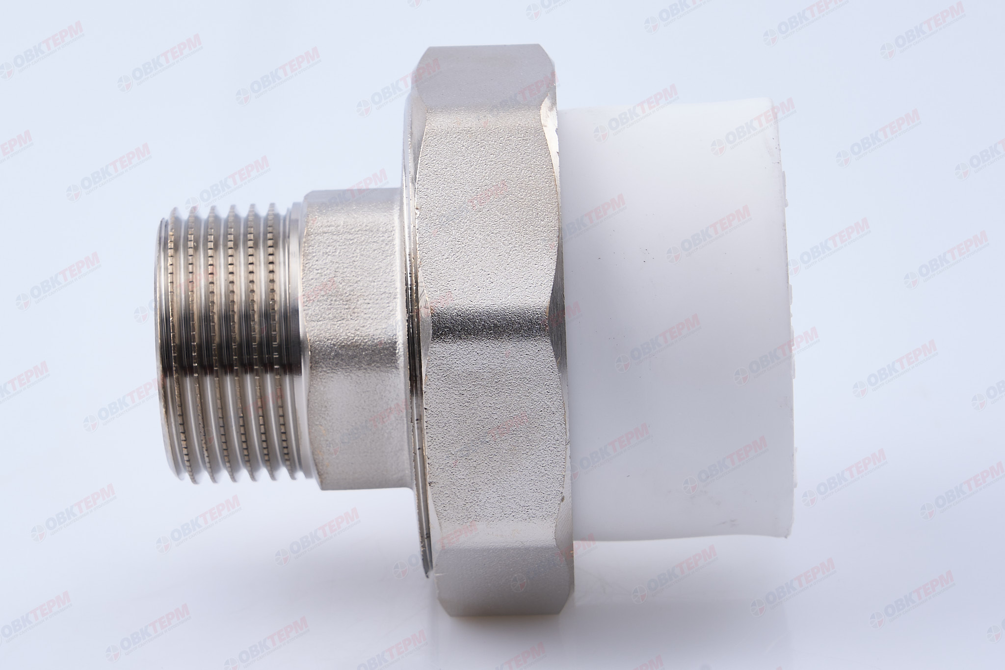 Разборное соединение 40 * 1" н    (белый)  TIM - Изображение №3